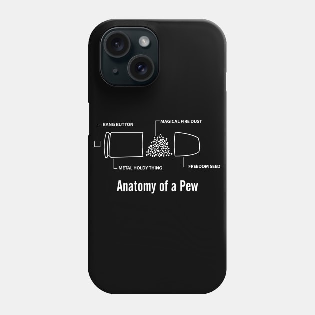 Anatomy Of A Pew Phone Case by myoungncsu