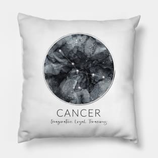 Cancer Zodiac Moon Constellation Pillow