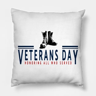 Veterans day, honoring all who served Pillow