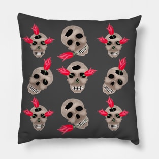 Skulls with flowers Pillow