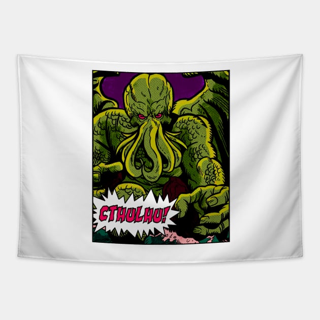 CTHULHU Tapestry by Defsnotadumb