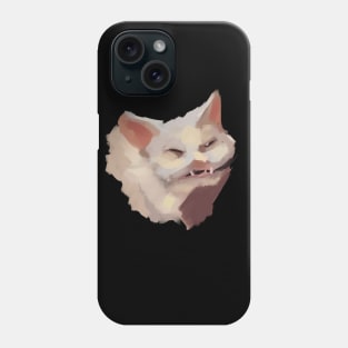 Hilarious cringing cat meme version.2 Phone Case