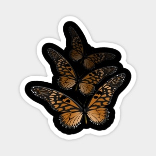 3 Monarchs Magnet