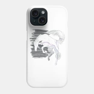Abstract Sketch Horse Composition Phone Case