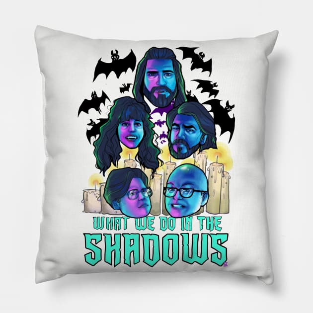 What We Do Pillow by parkinart