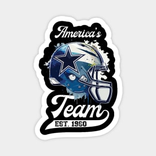 Dallas Cowboys Helmet. America’s Team. Magnet