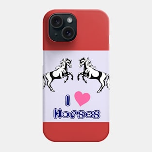 I heart Horses Phone Case