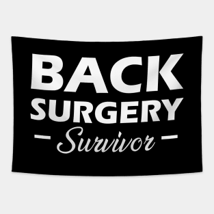 Back Surgery Survivor Tapestry