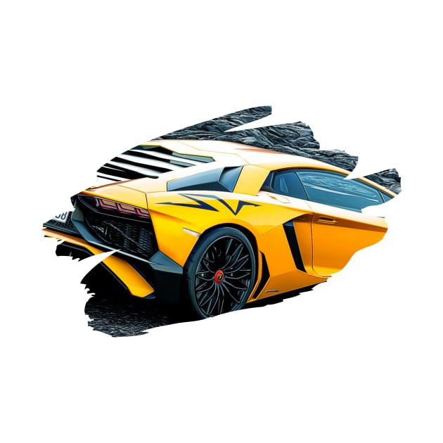 Aventador SV Art SplashPrint by Auto-Prints