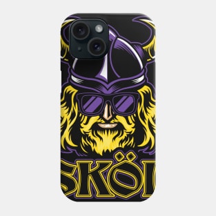 Skol Vikings Nordic Scandinavian Helmet Phone Case