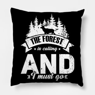 The Forest And Its Inhabitants Pillow