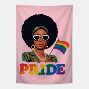 Black Lesbian Pride Tapestry