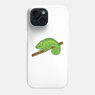 Parson's chameleon illustration Phone Case