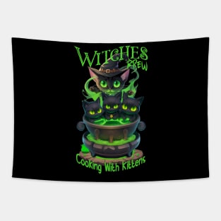 Witches Brew - Cooking With Kittens Tapestry