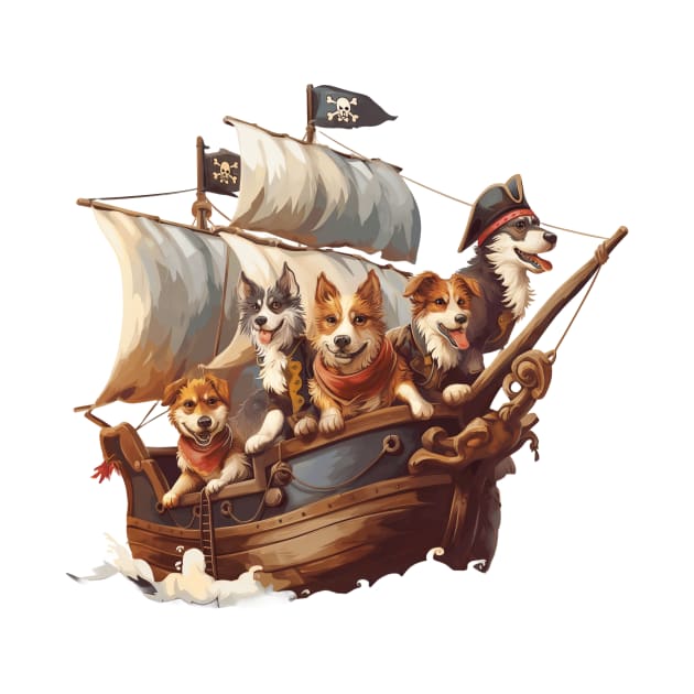 Dog Pirate Ship by J and C Designs