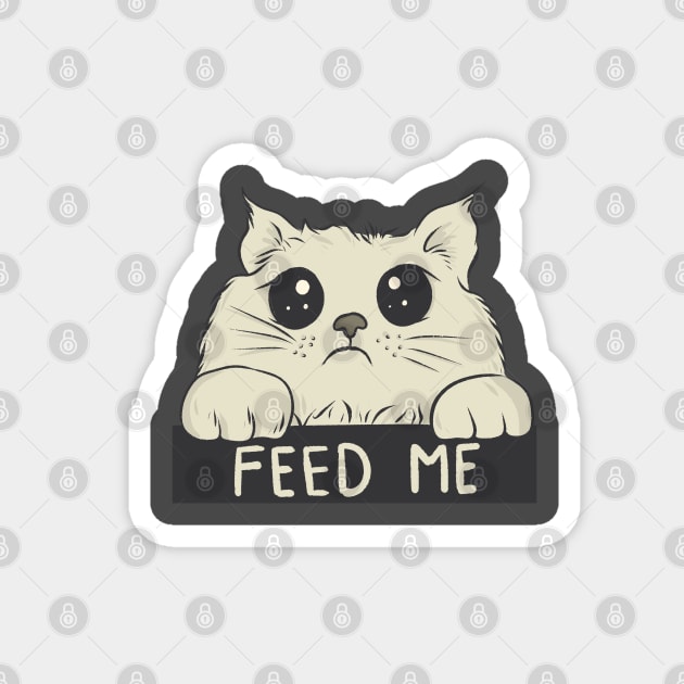 Feed me! Magnet by Jess Adams