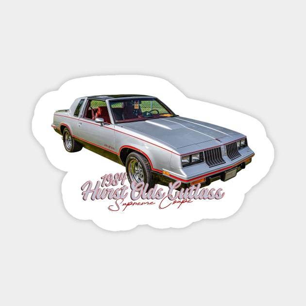 1984 Hurts Olds Cutlass Supreme Coupe Magnet by Gestalt Imagery