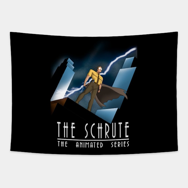 The Schrute THE ANIMATED SERIES Tapestry by MarianoSan