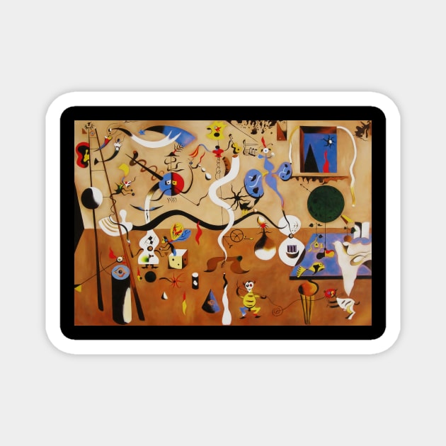 Joan Miro Magnet by marielaa69