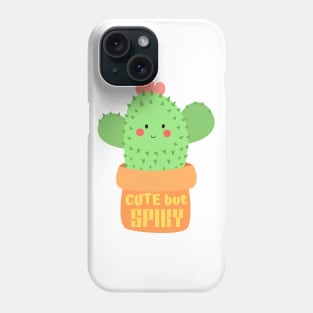 Cute but Spiky - Potted Smiley Cactus Phone Case