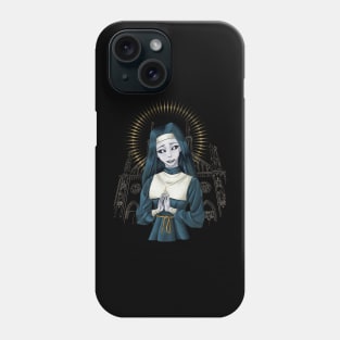 Valak, the Demon Nun in Neutral Colors Phone Case