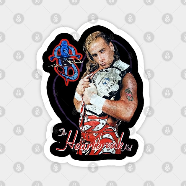 Shawn Michaels - The Heartbreak Kid - Wrestling Magnet by nicklower