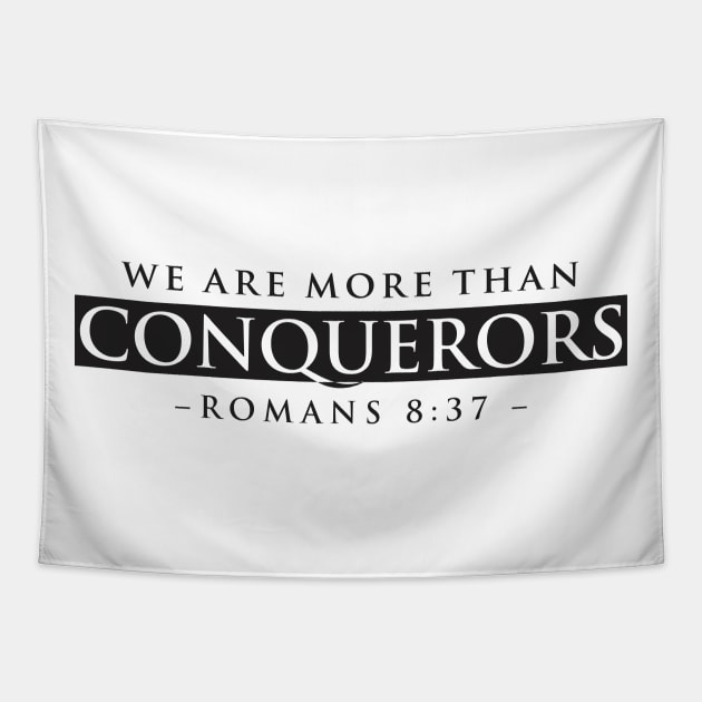 MORE THAN CONQUERORS Tapestry by DistinctApparel