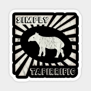 Simply Tapirrific Retro Old School 90s Tapir Magnet