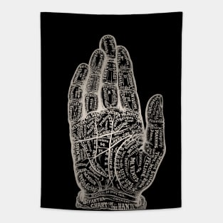 Vintage Hand Chart Tapestry