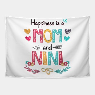 Happiness Is A Mom And Nini Wildflower Happy Mother's Day Tapestry