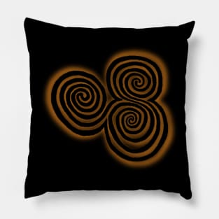 Triple Spiral Pillow