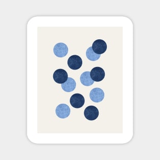 Bubbles - Navy Blue Magnet