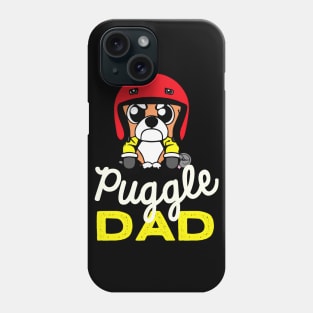 Puggle Dad Racing Dog Owner Retro Dog Father Phone Case