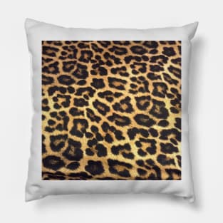 Brown Leopard Print Pillow