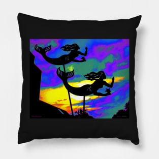 Night Mermaids Pillow