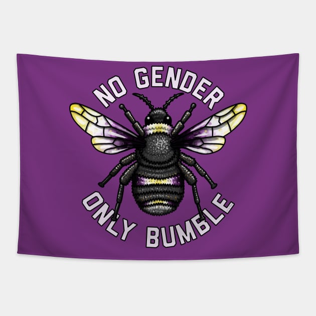 No Gender Only Bumble Tapestry by Art by Veya