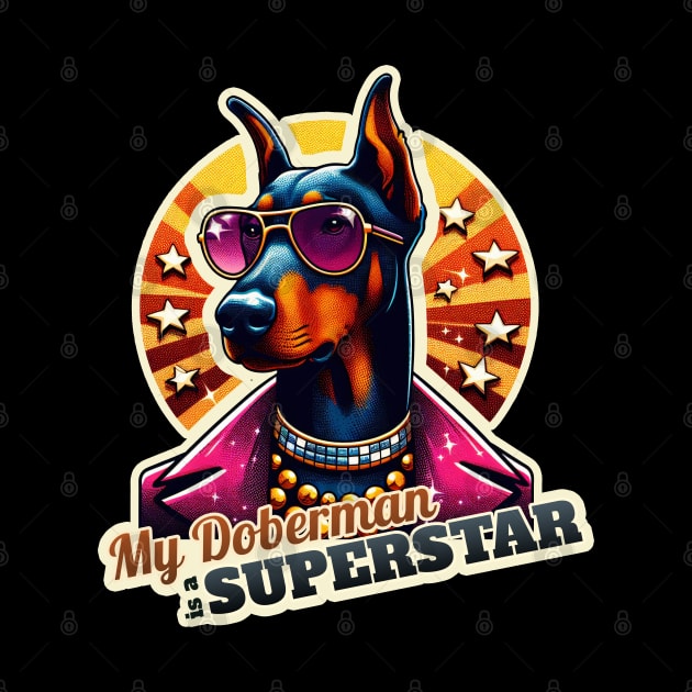 Discostar Doberman by k9-tee