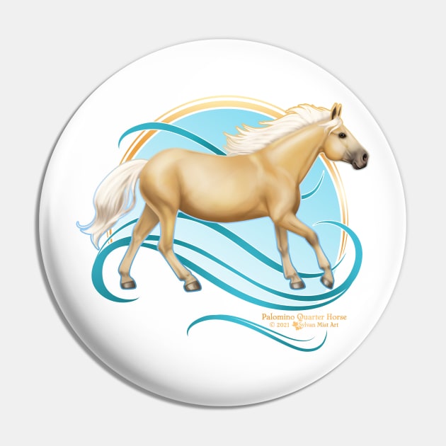 Palomino Quarter Horse Pin by Sylvanmistart