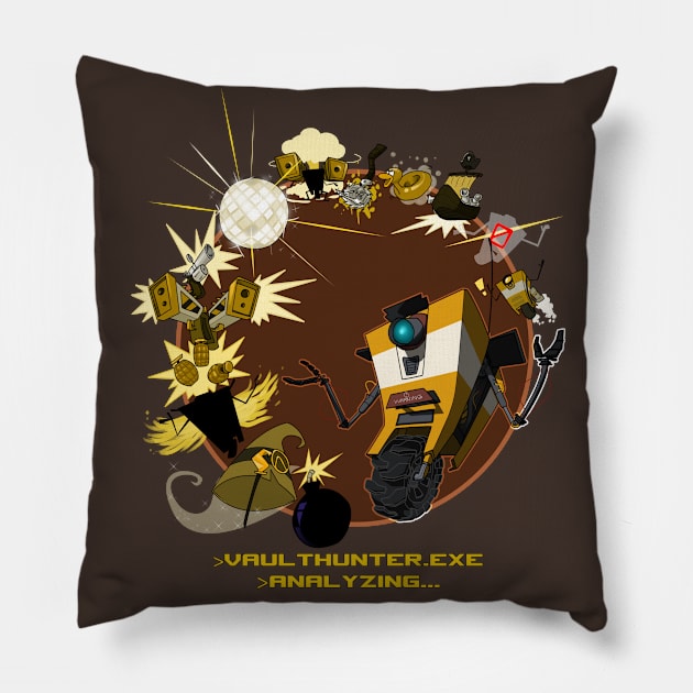 VAULTHUNTER.EXE Pillow by Keroa