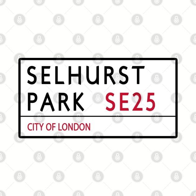 Selhurst Park Road Sign by Confusion101