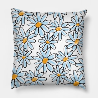 Jasmine flowers pattern Pillow