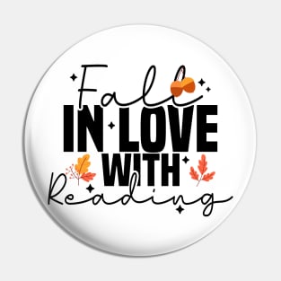 Fall In Love With Reading Pin