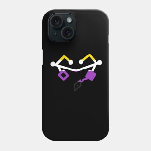 Nonbinary Pride Heart Phone Case