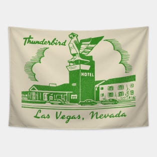 Thunderbird Hotel Retro Defunct Las Vegas Tapestry