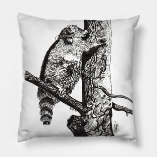 Raccoon Pillow