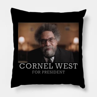 cornel west for president Pillow