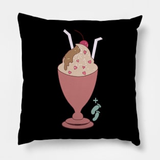 Ice cream sundae for 2 plus baby Pillow