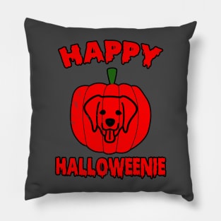 Happy Halloweenie Pillow