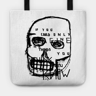 You Think You Know Doodle Black Tote