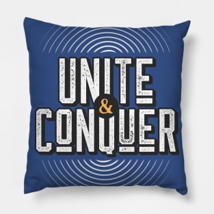 Unite and Conquer Pillow